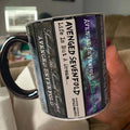 Avenged Sevenfold Albums Retro Accent Mug Ceramic Drinkware Gift GradoCreations