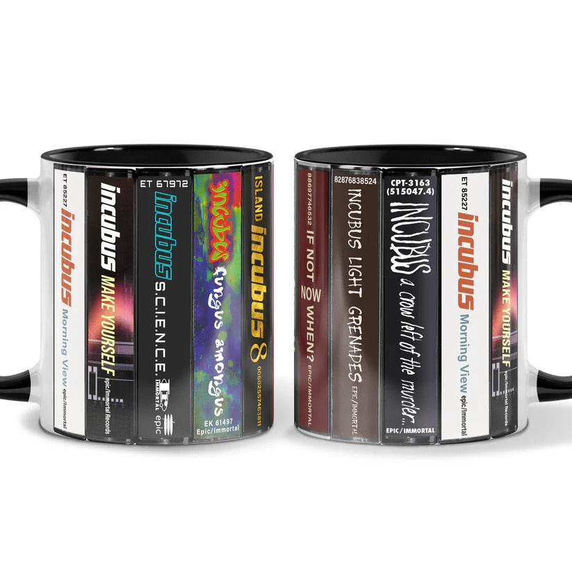 Incubus Album Cassette Accent Mug Unique Gift for Music Lovers GradoCreations