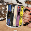 Retro Cassette Accent Mug The Cure Collection Ceramic Gift GradoCreations