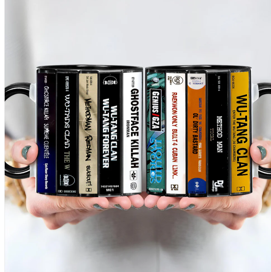 Retro Wu-Tang Clan Cassette Accent Mug Gift for Music Lovers GradoCreations