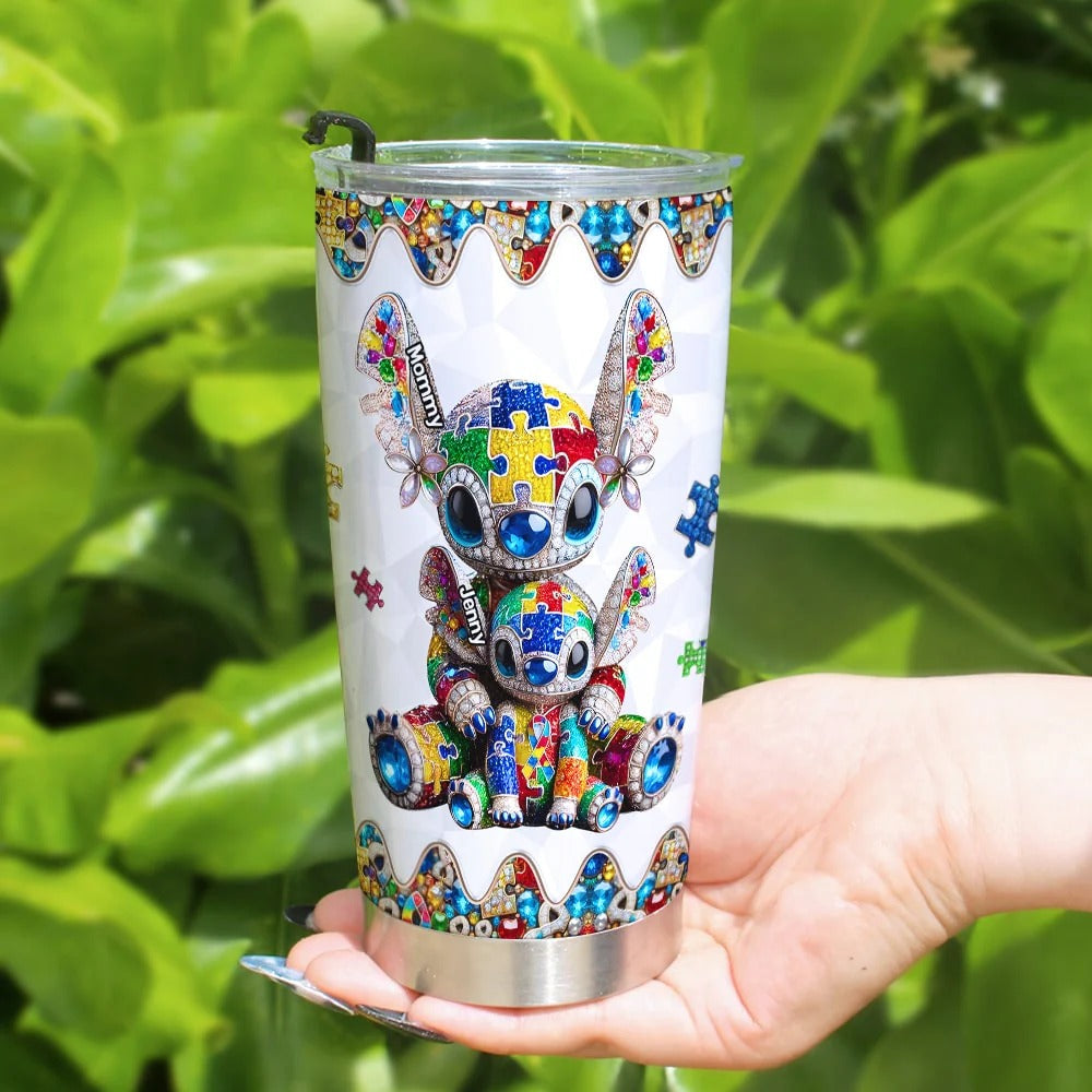 Personalized Autism Mom Tumbler Custom Drinkware Gift GradoCreations