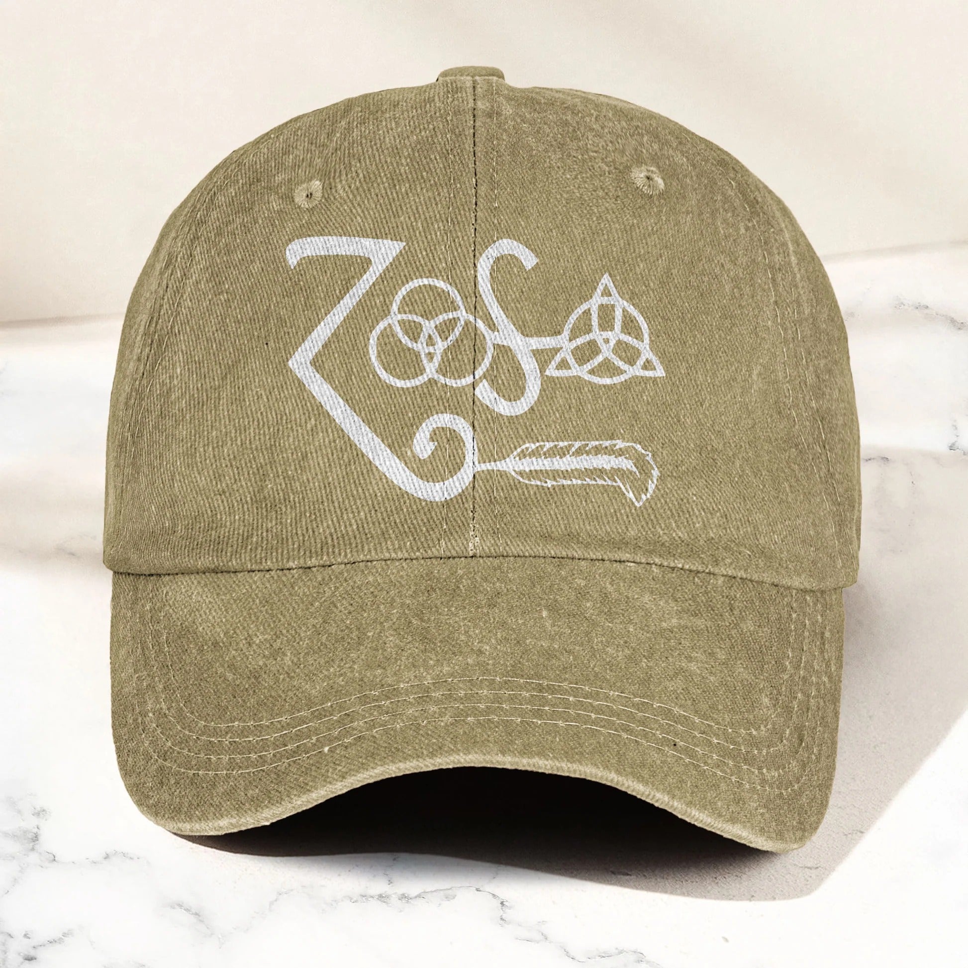 Personalized Led Zeppelin Denim Cap Custom Retro Hat Gift for Dad GradoCreations