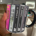 Led Zeppelin Retro Accent Mug Ceramic Drinkware Gift for Music Lovers GradoCreations