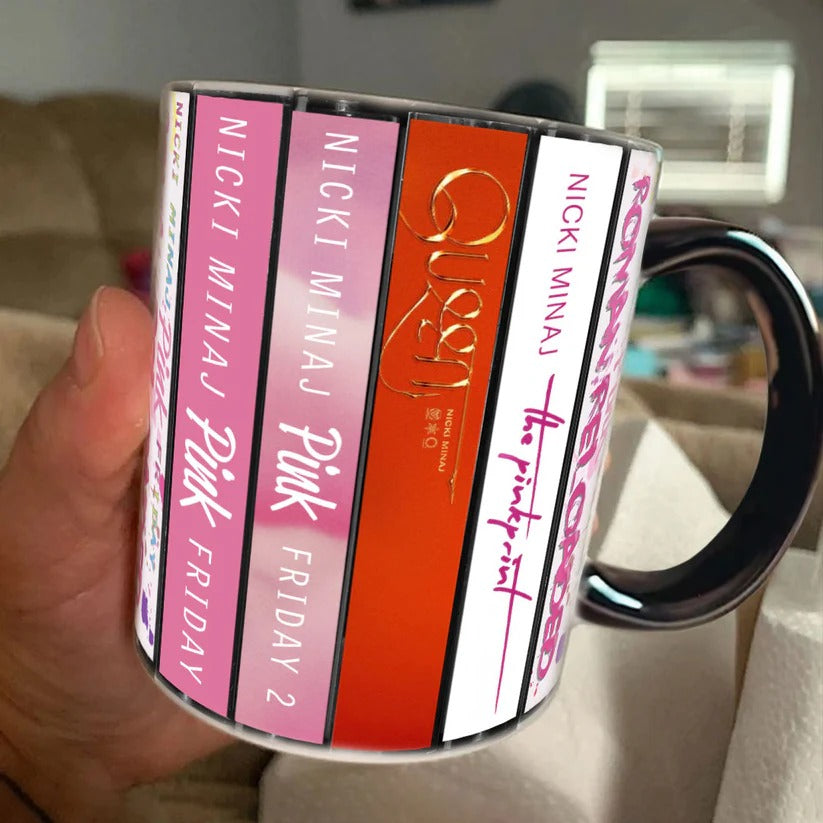 Nicki Minaj Cassette Mug Personalized Accent Gift for Music Lovers GradoCreations