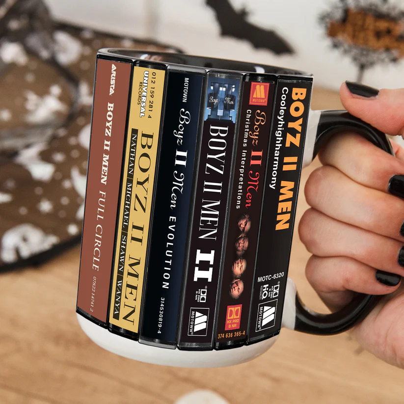 Boyz II Men Retro Accent Mug | Ceramic Drinkware Gift GradoCreations
