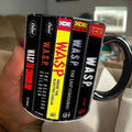W.A.S.P Cassette Accent Mug Retro Music Gift for Fans GradoCreations