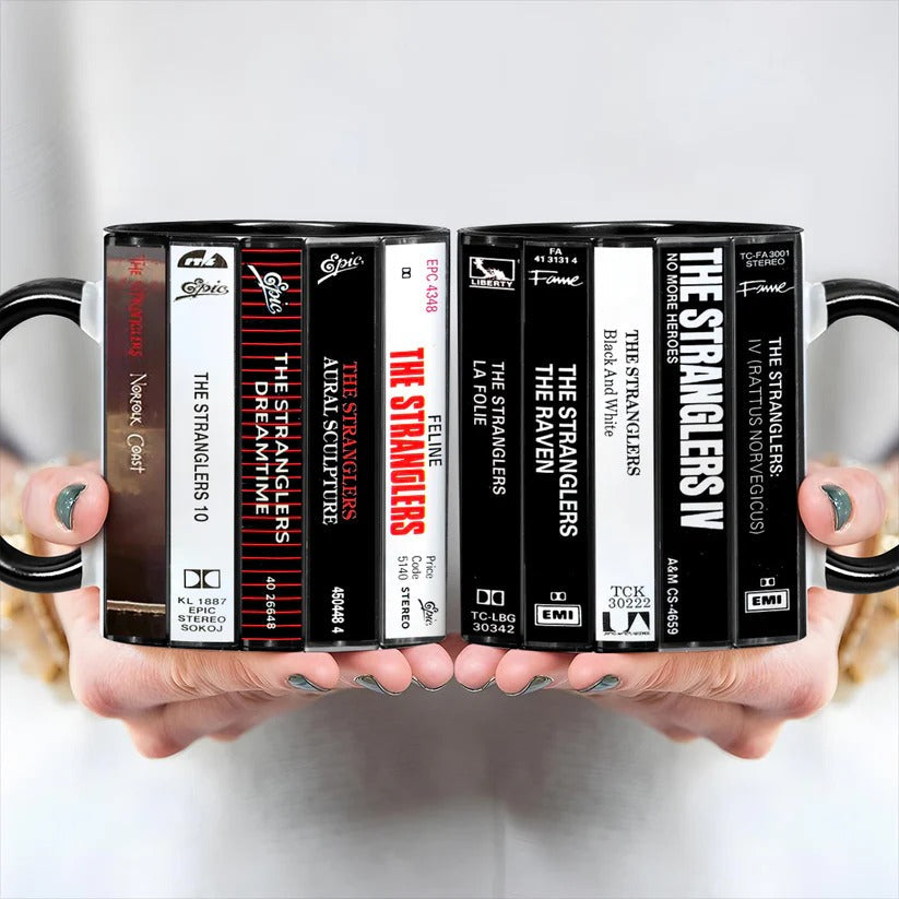Retro The Stranglers Cassette Accent Mug Classic Gift GradoCreations