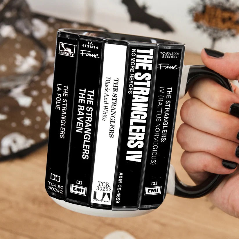 Retro The Stranglers Cassette Accent Mug Classic Gift GradoCreations