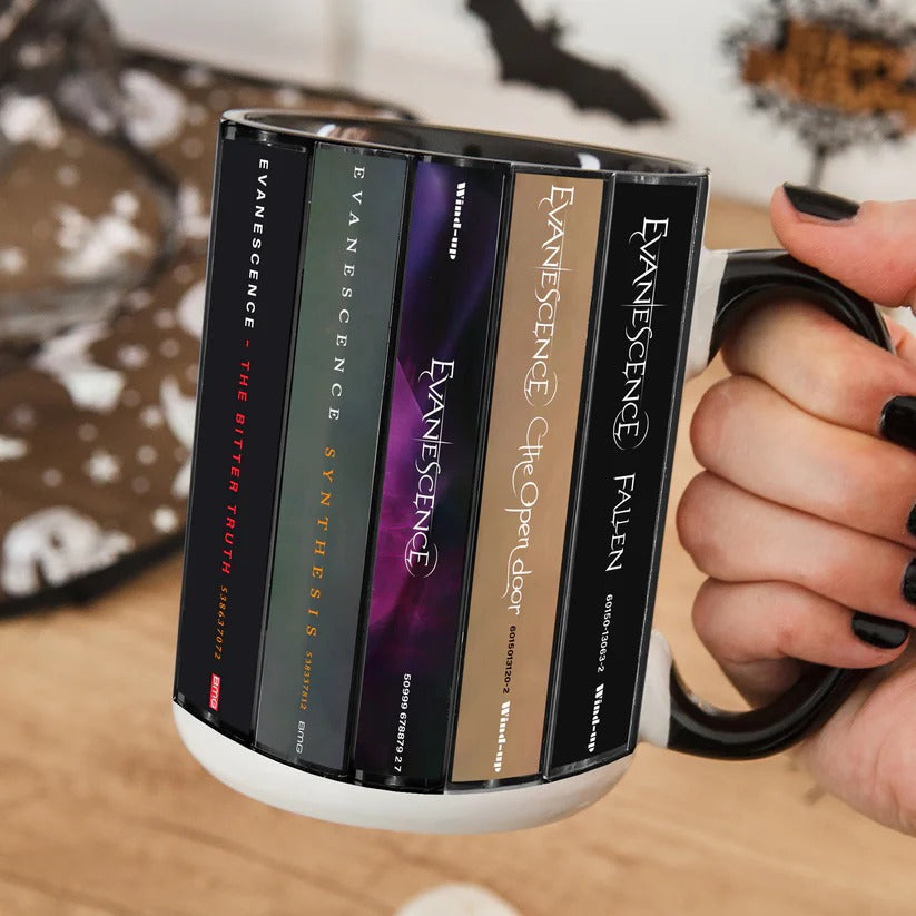 Evanescence Cassette Collection Ceramic Accent Mug Gift GradoCreations