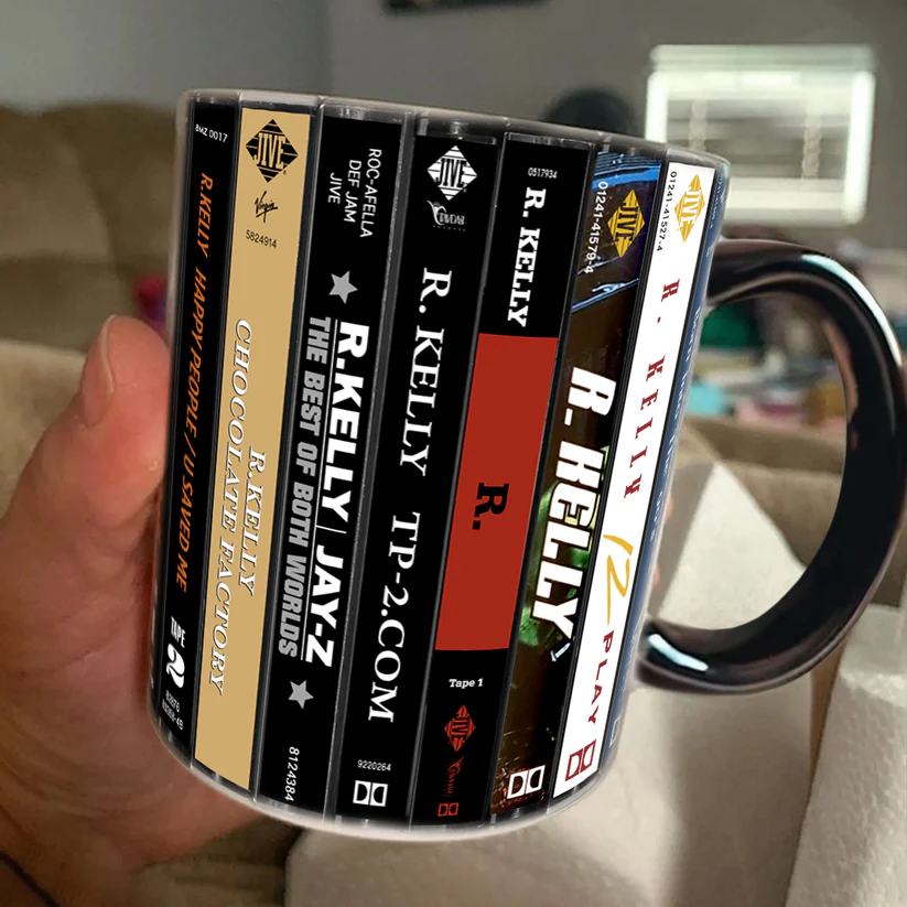 Retro R. Kelly Albums Accent Mug Ceramic Drinkware Gift GradoCreations