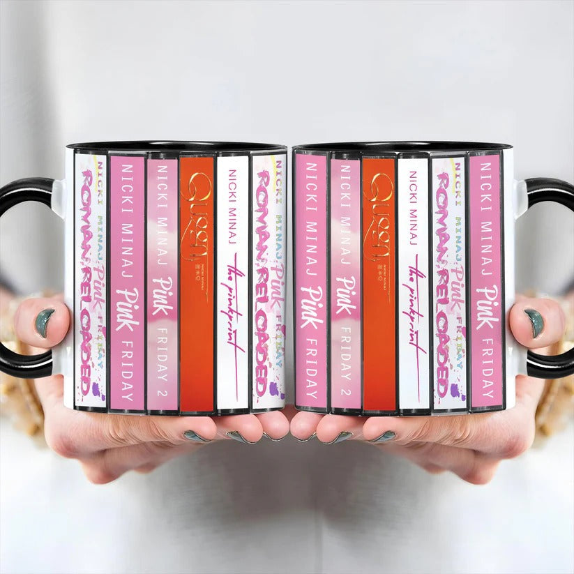 Nicki Minaj Cassette Mug Personalized Accent Gift for Music Lovers GradoCreations