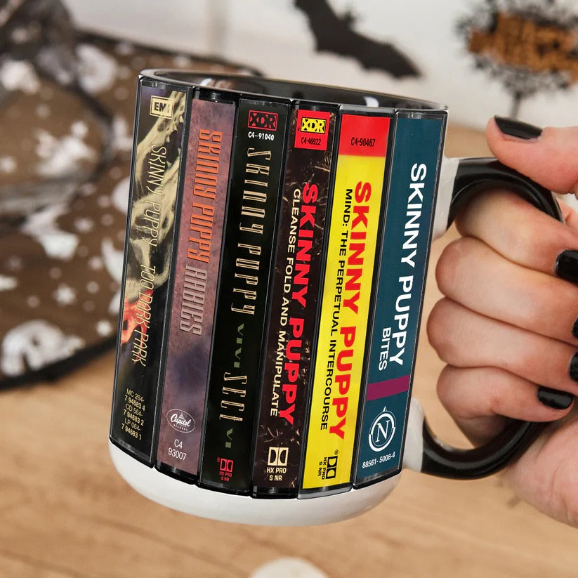 Skinny Puppy Cassette Collection Accent Mug Ceramic Retro Gift GradoCreations