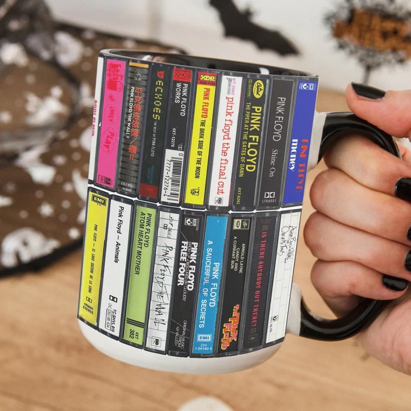 Retro Pink Floyd Cassette Accent Mug Gift for Music Lovers GradoCreations