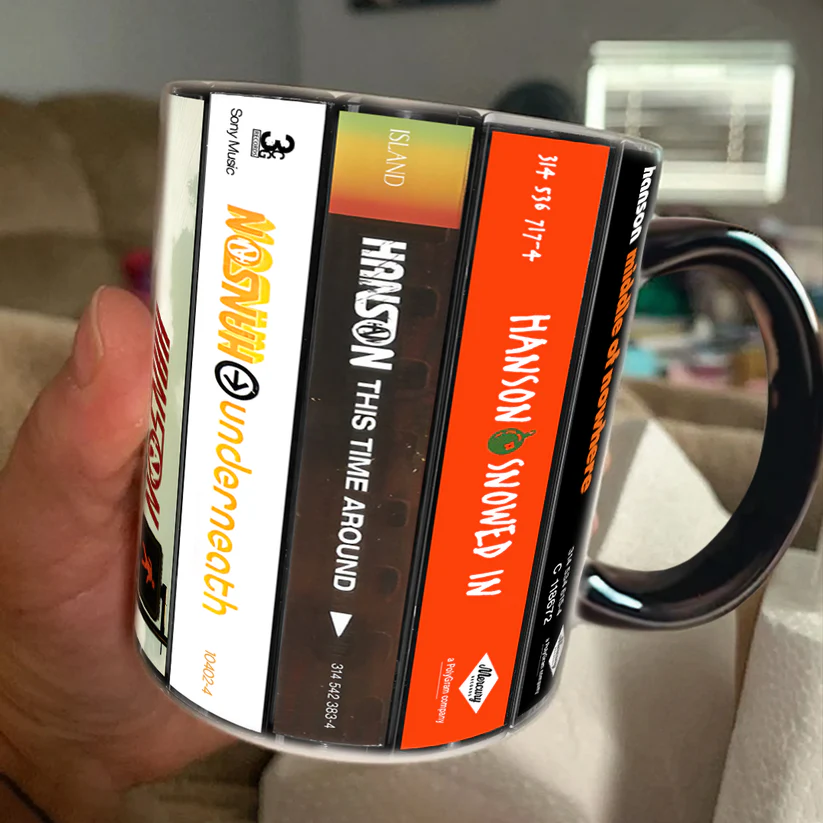 Retro Ceramic Accent Mug featuring Hanson Albums Collection GradoCreations