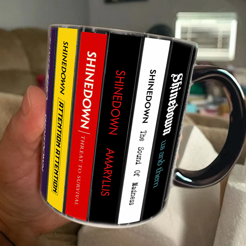 Retro Shinedown Cassette Accent Mug for Music Lovers GradoCreations