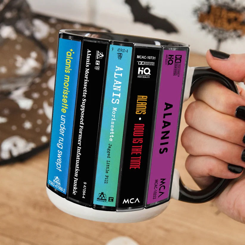 Alanis Morissette Cassette Accent Mug Retro Gift for Music Lovers GradoCreations