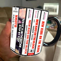 New Kids on the Block Retro Accent Mug | Ceramic Music Gift GradoCreations
