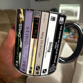 Sting Cassette Collection Ceramic Accent Mug Retro Music Gift GradoCreations