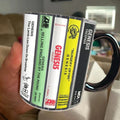 Retro Genesis Albums Accent Mug Ceramic Drinkware Gift GradoCreations