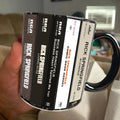 Retro Rick Springfield Cassette Accent Mug Ceramic Gift GradoCreations