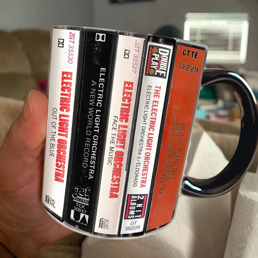Electric Light Orchestra Retro Accent Mug Ceramic Drinkware GradoCreations