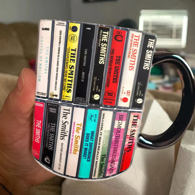 Retro The Smiths Albums Cassette Accent Mug | Unique Gift GradoCreations