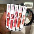 Ozzy Osbourne Cassette Album Retro Accent Mug Gift for Music Lovers GradoCreations