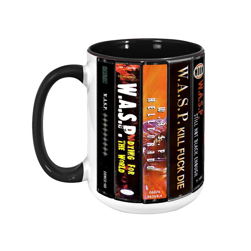 W.A.S.P Cassette Accent Mug Retro Music Gift for Fans GradoCreations