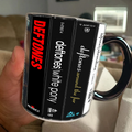 Deftones Cassette Collection Ceramic Accent Mug Gift for Music Lovers GradoCreations