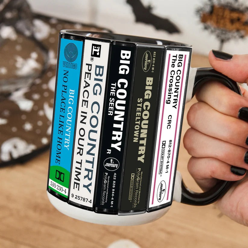 Retro Big Country Albums Accent Mug Ceramic Coffee Cup Gift GradoCreations