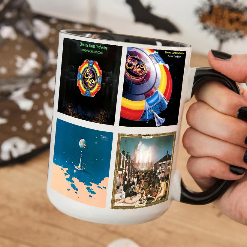 Electric Light Orchestra Retro Accent Mug Classic Album Art Ceramic Gift GradoCreations