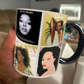 Diana Ross Retro Album Cover Ceramic Mug Gift for Music Lovers GradoCreations