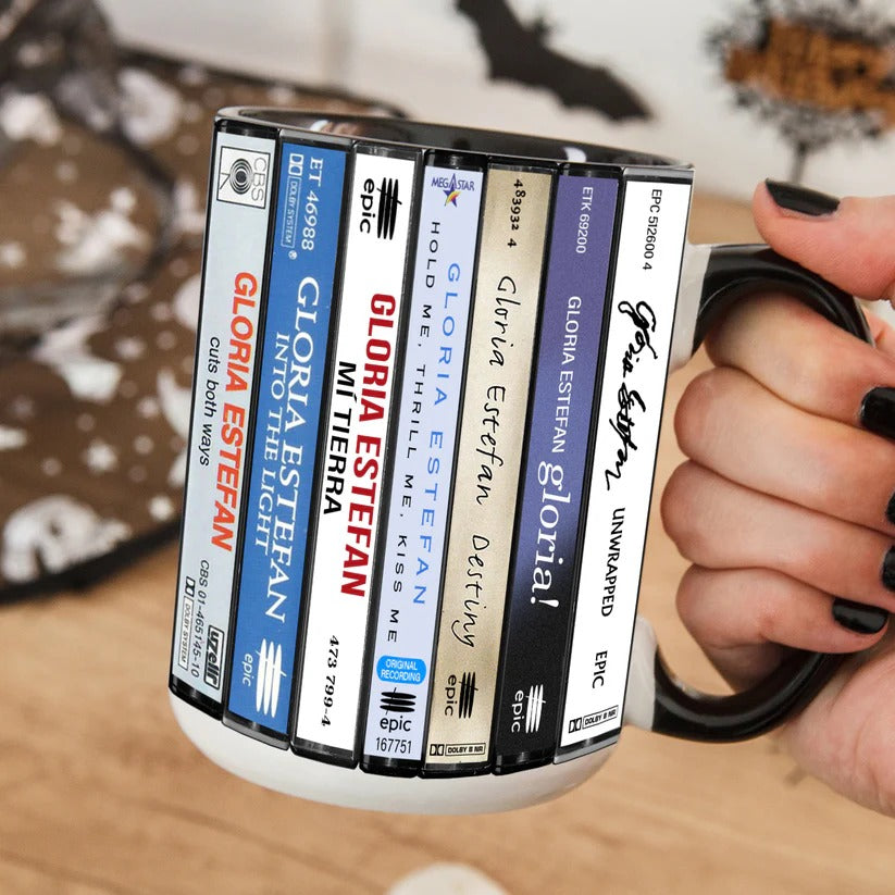 Retro Miami Sound Machine Cassette Accent Mug Gift for Music Lovers GradoCreations