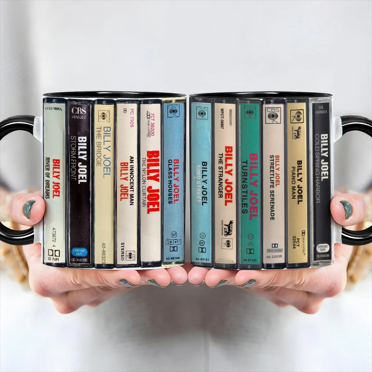 Billy Joel Cassette Accent Mug Retro Gift for Music Lovers GradoCreations