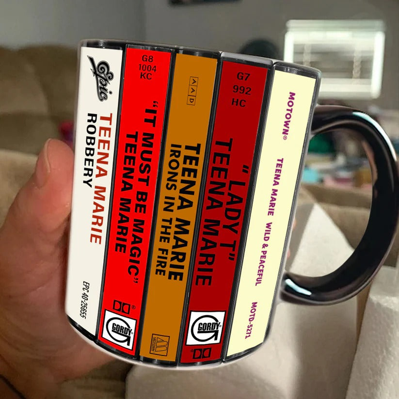 Teena Marie Cassette Collection Accent Mug Retro Gift GradoCreations