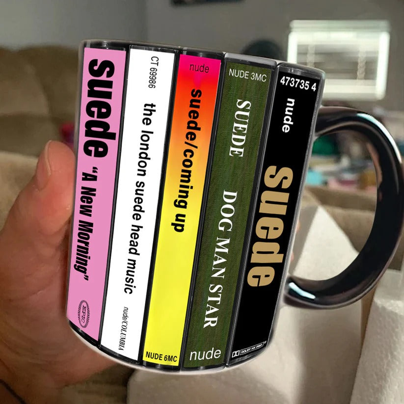 Retro Cassette Accent Mug for Music Lovers | Ceramic Drinkware GradoCreations