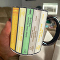 Retro Brian Eno Cassette Accent Mug Ceramic Gift for Music Lovers GradoCreations