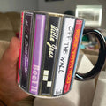 Retro Music Cassette Accent Mug Ceramic Gift for Music Lovers GradoCreations