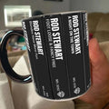 Rod Stewart Cassette Style Accent Mug Unique Gift for Music Lovers GradoCreations