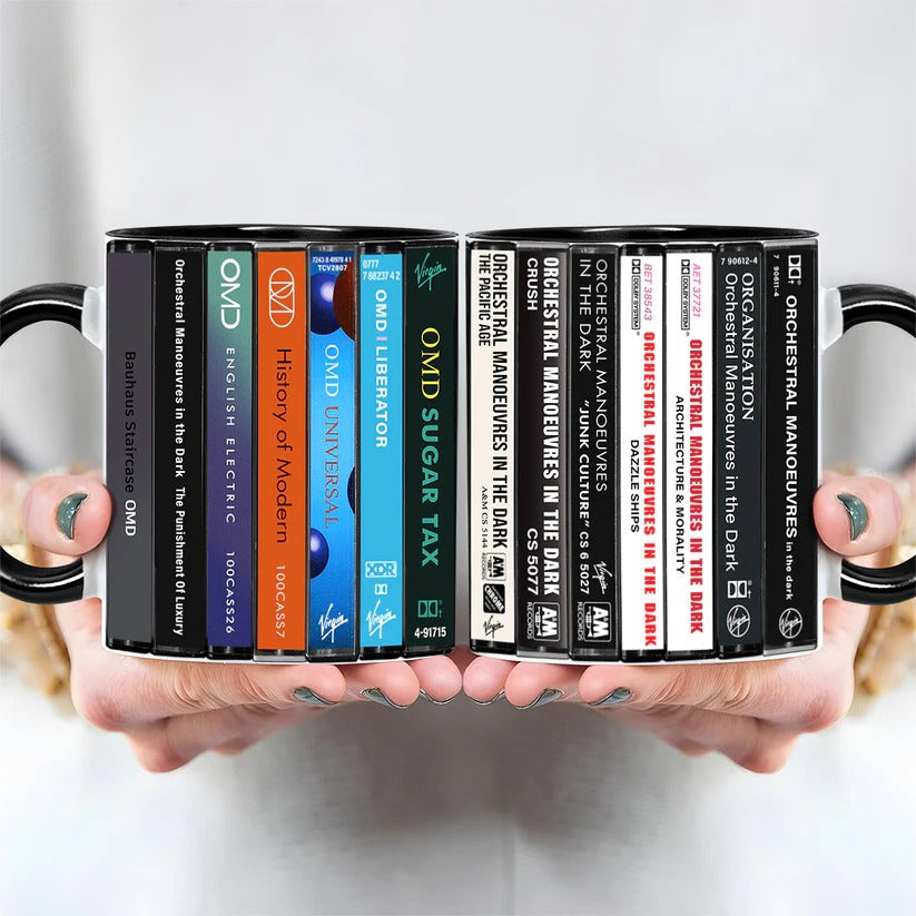 Retro Orchestral Manoeuvres In The Dark Accent Mug for Music Lovers GradoCreations