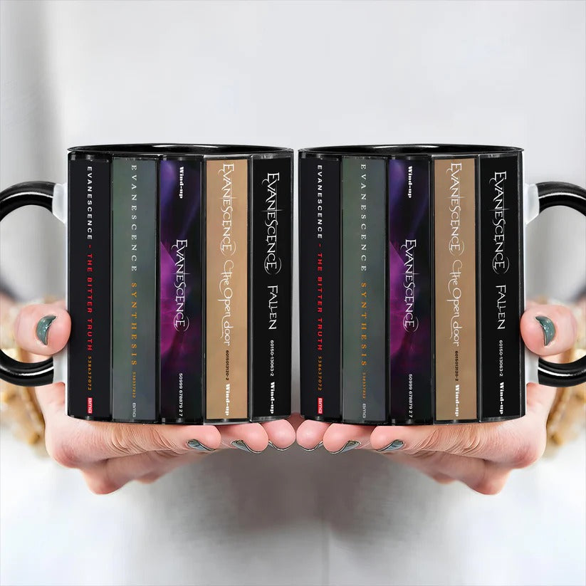 Evanescence Cassette Collection Ceramic Accent Mug Gift GradoCreations
