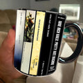 Retro Cassette Accent Mug NIN Albums for Music Lovers GradoCreations