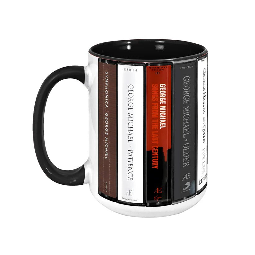 George Michael Cassette Accent Mug Retro Music Gift GradoCreations