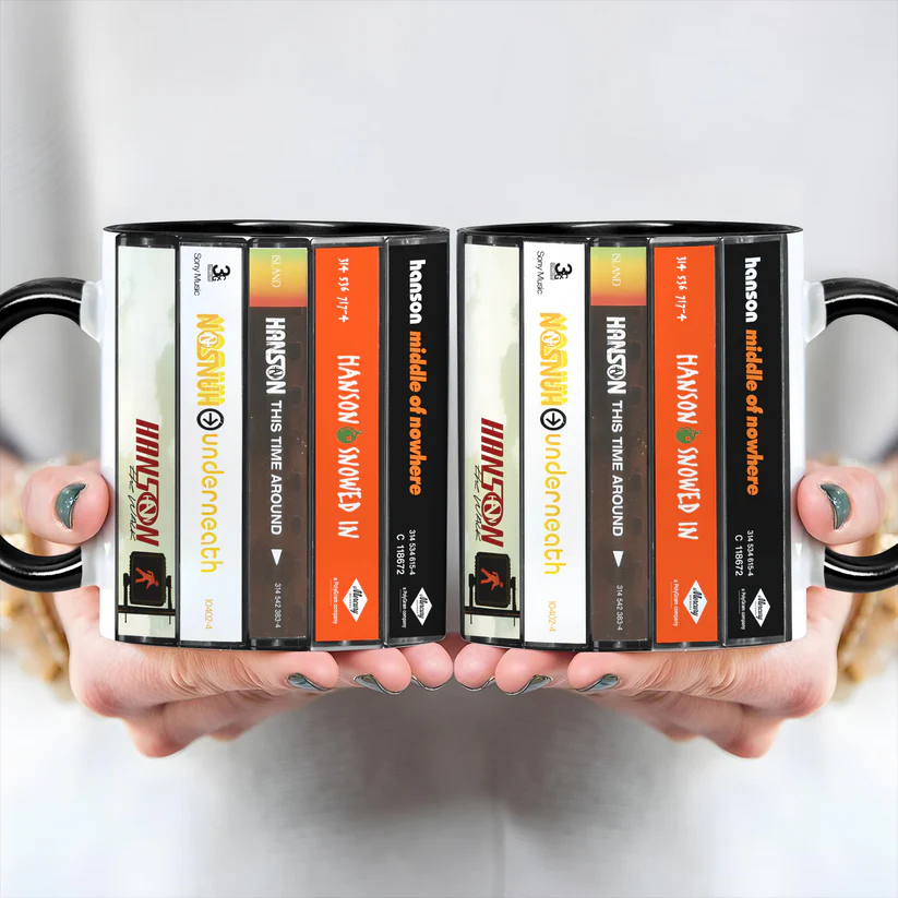 Retro Ceramic Accent Mug featuring Hanson Albums Collection GradoCreations