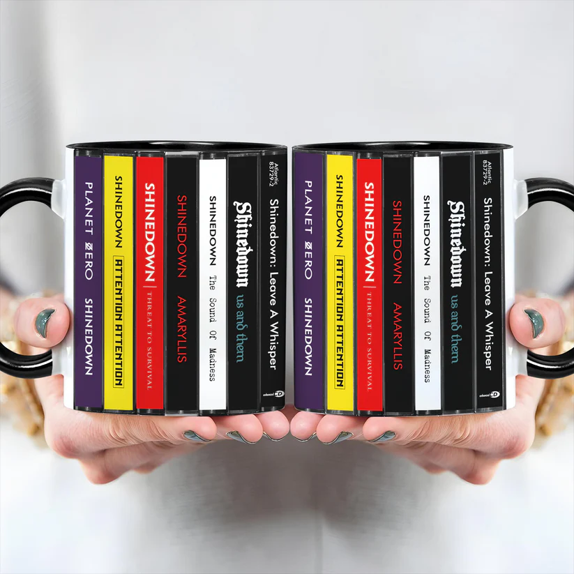 Retro Shinedown Cassette Accent Mug for Music Lovers GradoCreations