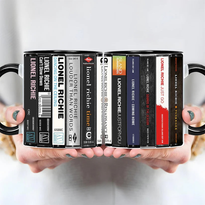 Lionel Richie Cassette Collection Ceramic Accent Mug GradoCreations