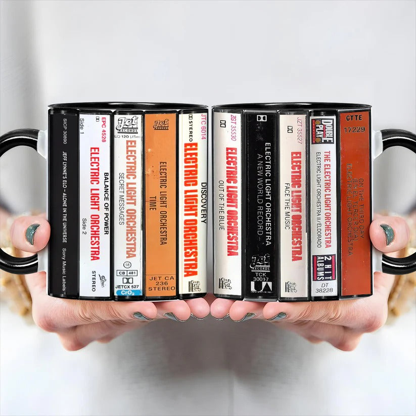 Electric Light Orchestra Retro Accent Mug Ceramic Drinkware GradoCreations
