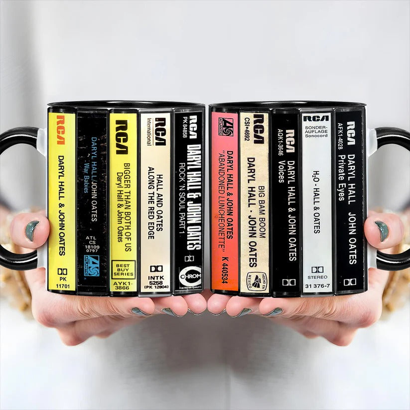 Hall & Oates Retro Cassette Mug for Music Lovers | Gift Idea GradoCreations
