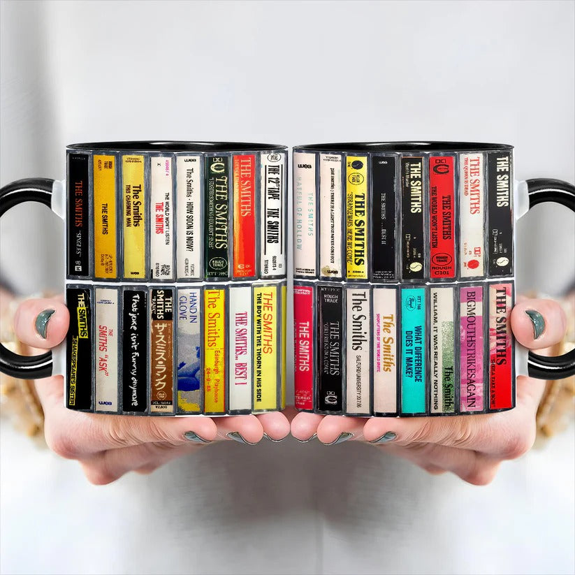 Retro The Smiths Albums Cassette Accent Mug | Unique Gift GradoCreations