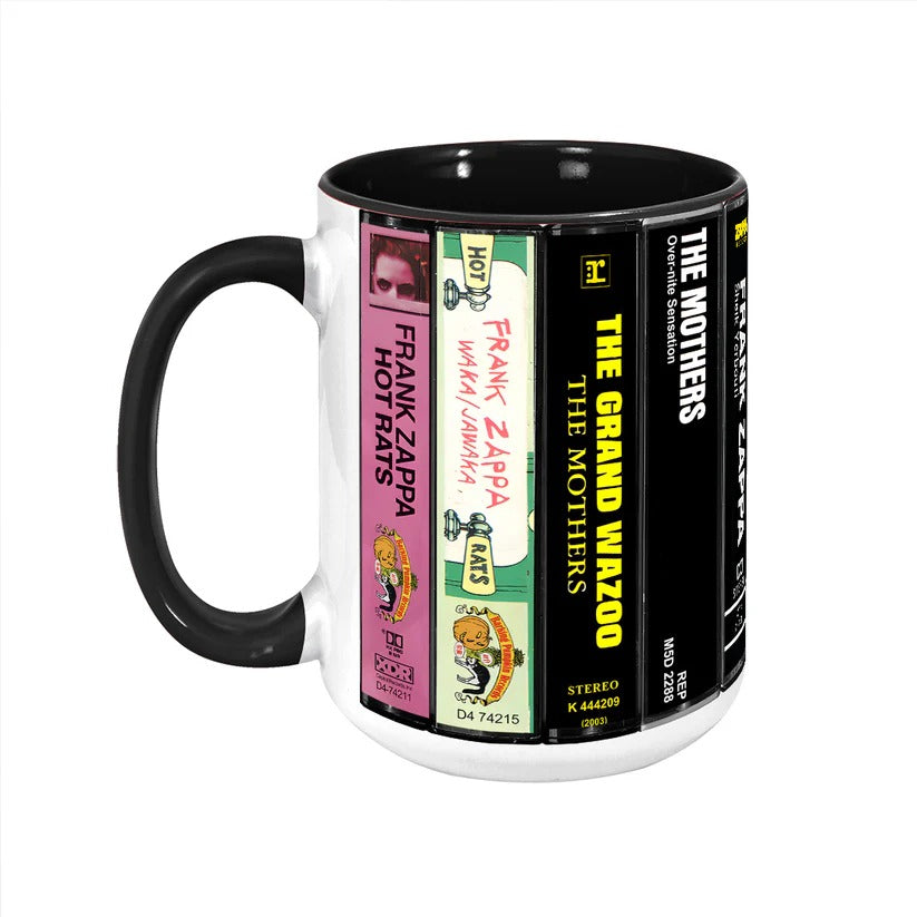 Frank Zappa Cassette Design Accent Mug Retro Gift Idea GradoCreations